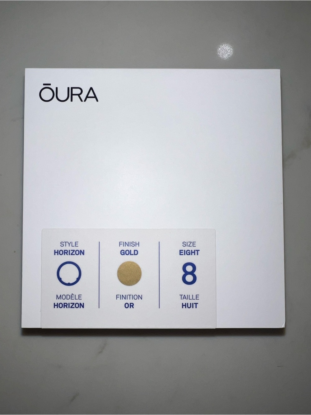 OURA Ring Horizon Gen 3 Size 8